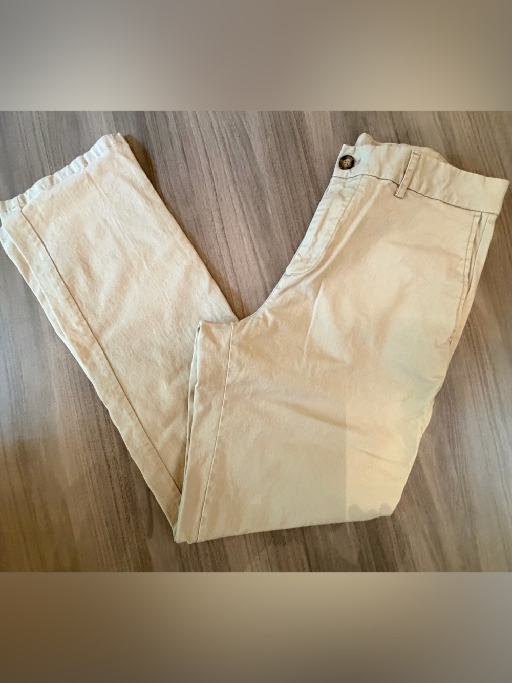 Old Navy Men's Khaki Cotton Chino Pants - Light Beige